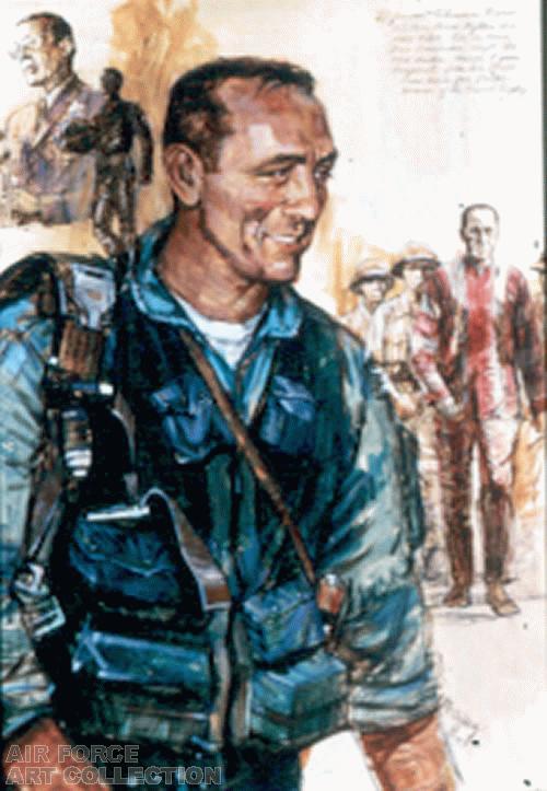 BRIGADIER GENERAL ROBBIE RISNER, US AIR FORCE FIGHTER ACE